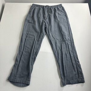 Polo Ralph Lauren‎ Sleepwear Pony Gray 100% Cotton Woven Pajama Pant Mens XL